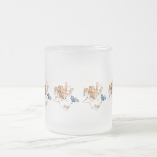 Gedroogde bloemen, bevroren mok (Center)