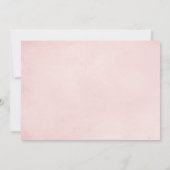 Gedroogde bloemen en pampas gras met een zachte ro save the date (Achterkant)