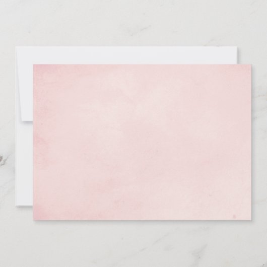 Gedroogde bloemen en pampas gras met een zachte ro save the date (Achterkant)