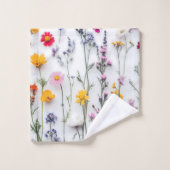 GEDROOGDE BLOEMEN ESTHETISCHE BLOEMEN WILDBLOEM BAD HANDDOEK (Wasdoekje)
