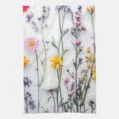 GEDROOGDE BLOEMEN ESTHETISCHE BLOEMEN WILDBLOEM THEEDOEK (Verticaal)