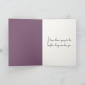 Gedroogde Bloemen In Doos Om Aan Je Te Denken Kaart (Binnen)