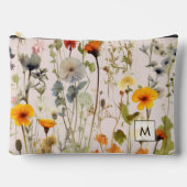  gedroogde bloemen PatroonVrouwelijke monogram Etui (Voorkant)