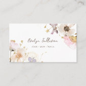 Gedroogde bloemen visitekaartje (Voorkant)