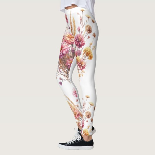 Gedroogde bloemenbroek leggings (Links)