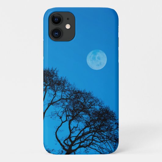 Gedroogde bomen en volle maan Case-Mate iPhone case (Achterkant)