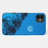 Gedroogde bomen en volle maan Case-Mate iPhone case (Achterkant (horizontaal))