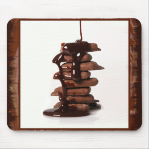 Gedroogde chocolade Mousepad Muismat