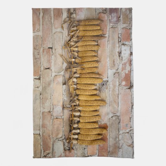 Gedroogde corncobs theedoek (Verticaal)