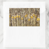 Gedroogde cornflak-decorpties rechthoekige sticker (Tas)