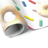 Gedroogde donuts en regenboogsprenkels cadeaupapier (Rol Hoek)