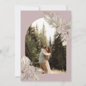 Gedroogde flora Warm Vrijgezellenfeest Kaart (Achterkant)