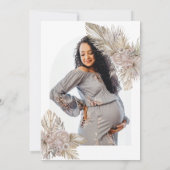 Gedroogde Florals Woestijn met de naam Baby Sprink Kaart (Achterkant)