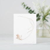 Gedroogde freesia 1 briefkaart (Staand voorkant)