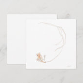 Gedroogde freesia 1 Platte Kaart (Voorkant / Achterkant)