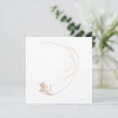 Gedroogde freesia 1 Platte Kaart (Staand voorkant)