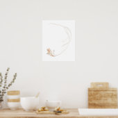 Gedroogde freesia 1 poster (Keuken)