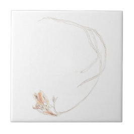 Gedroogde freesia 1 tegeltje