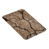 Gedroogde, gekrackte modder magneet (Rechterzijde)