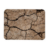 Gedroogde, gekrackte modder magneet (Horizontaal)