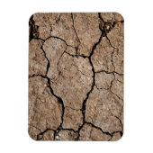 Gedroogde, gekrackte modder magneet (Verticaal)