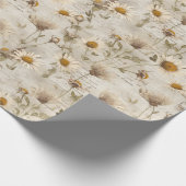  gedroogde geperste melkbloemen, kalligrafie cadeaupapier (Hoek)