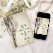 Gedroogde gerst in Boerderij met melkfles Kaart