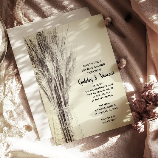 Gedroogde gerst in Boerderij voor melkfles Kaart