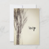 Gedroogde gerst Melk Boerderij van flesje RSVP Kaartje (Voorkant)