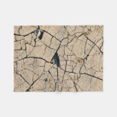Gedroogde grond fleece deken (Voorkant (Horizontaal))