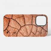 Gedroogde grond iPhone hoesje (Achterkant horizontaal)