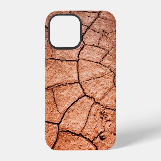 Gedroogde grond iPhone hoesje (Achterkant)