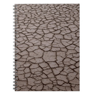 Gedroogde grond notitieboek