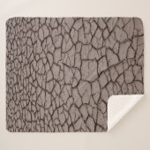 Gedroogde grond sherpa deken (Voorkant (horizontaal))