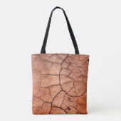 Gedroogde grond tote bag (Achterkant)