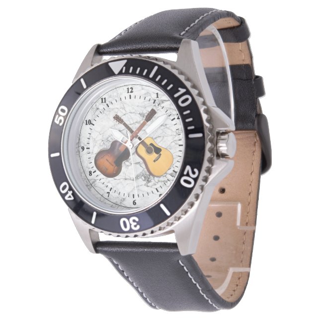 GEDROOGDE GUITARS - WATCH HORLOGE (Gekanteld)