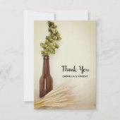 Gedroogde hop en hittebrouwerij Bedankt (Voorkant)