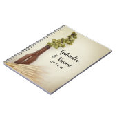 Gedroogde hop en hittebrouwerij Weddenschap Notitieboek (Linkerzijde)