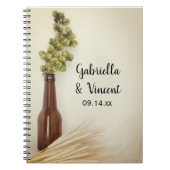 Gedroogde hop en hittebrouwerij Weddenschap Notitieboek (Voorkant)
