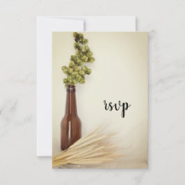 Gedroogde hop en tarwebrouwerij RSVP Kaartje