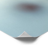 Gedroogde hop Garland op de Snowy-achtergrond Poster (Hoek)