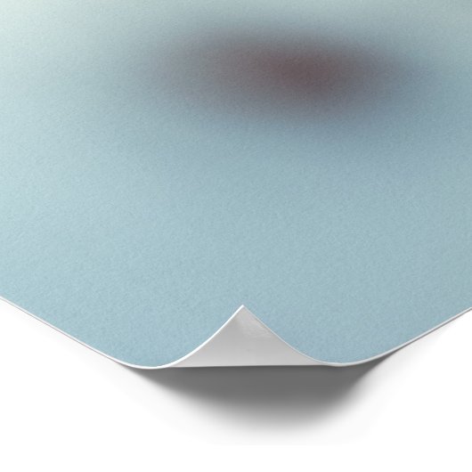 Gedroogde hop Garland op de Snowy-achtergrond Poster (Hoek)