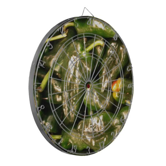 Gedroogde Jalapeno Peppers Dartbord (Voorkant Links)