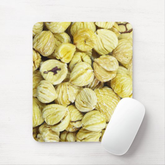 Gedroogde kastanjes Mousepad Muismat (Met muis)
