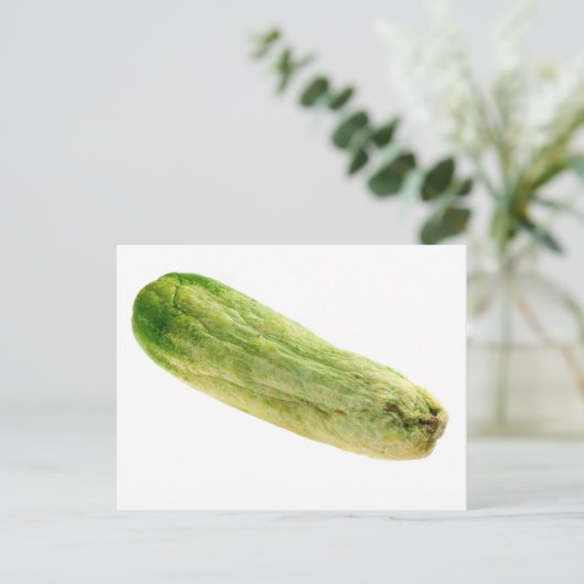 Gedroogde komkommer briefkaart (Staand voorkant)