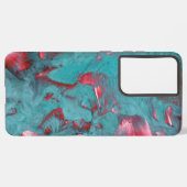 Gedroogde marmer samsung galaxy hoesje (Linkerkant)