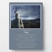 Gedroogde mooie Nautical Ocean — Aangepaste naam Fotoplaat (voorkant)