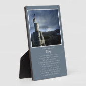 Gedroogde mooie Nautical Ocean — Aangepaste naam Fotoplaat (Zijkant)