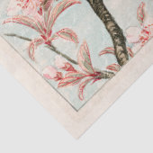 Gedroogde ontkoppeling van Cherry Blossom Bird Bee Tissuepapier (Detail)