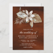 Gedroogde Palm Bloemen Alles in Een Verbrand Sinaa Kaart (Voorkant)